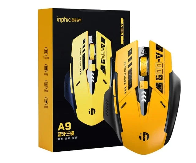 INPHIC A9 – RGB Tri-Mode Wireless Gaming Mouse