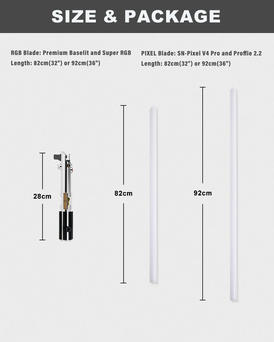 Anakin RGB Lightsaber – TXQSABER Pro Metal Hilt