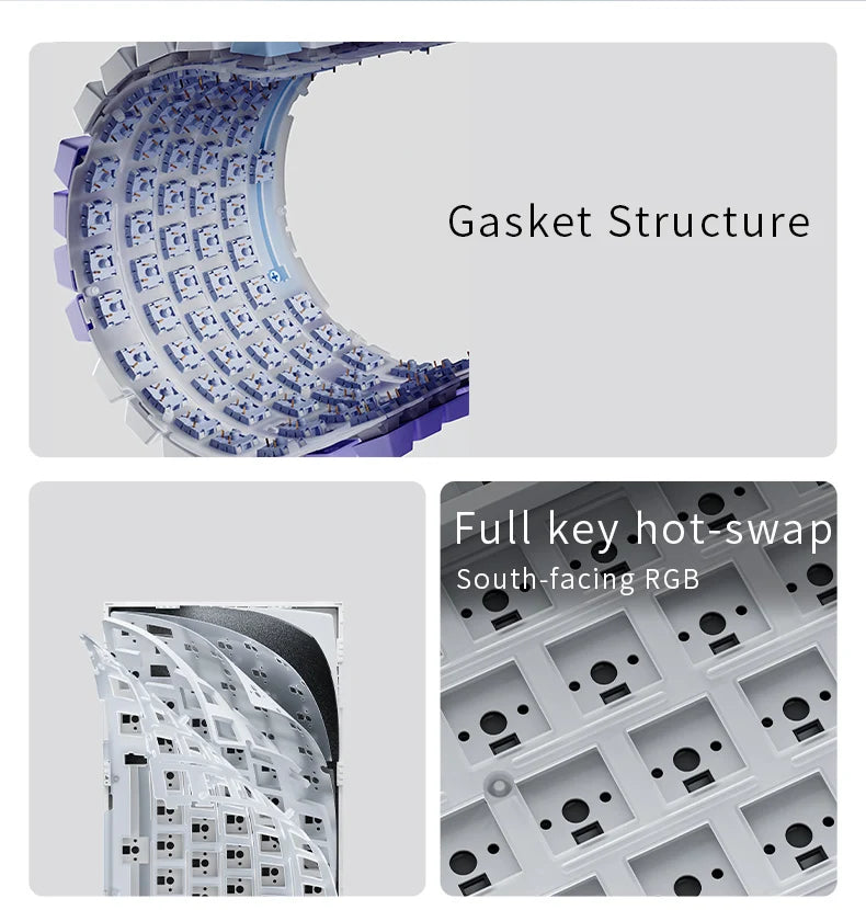 Ajazz AK820 Pro – RGB Wireless 75% Mechanical Keyboard