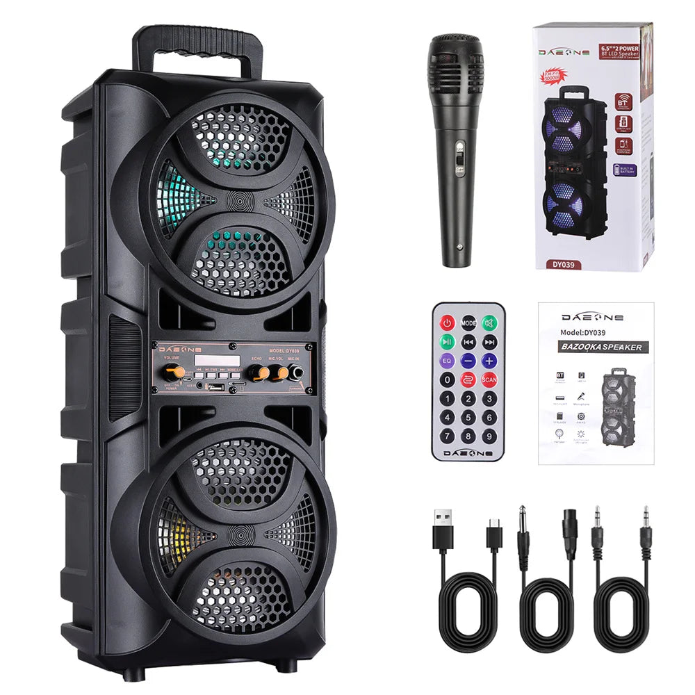 High-Power 3000W Bluetooth Speaker for Parties & Events