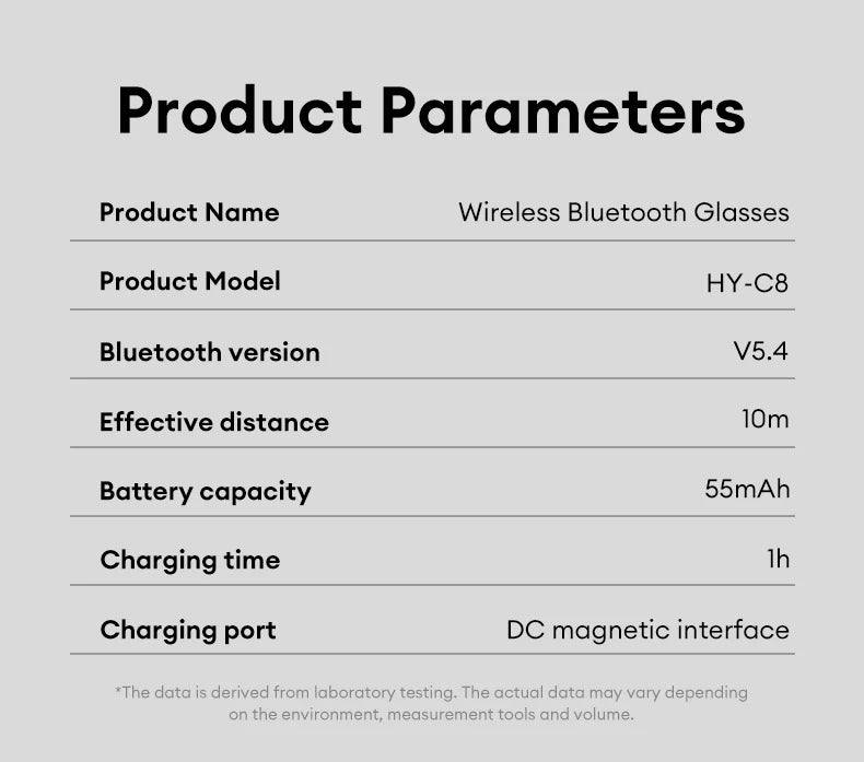 Bluetooth Audio Sunglasses