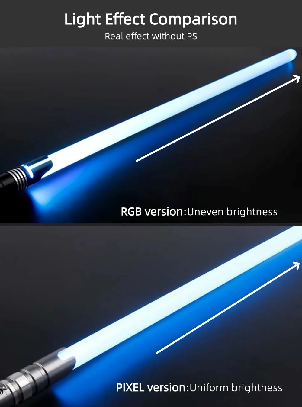 Anakin RGB Lightsaber – TXQSABER Pro Metal Hilt