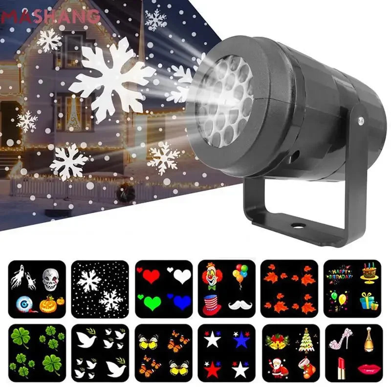 Christmas Snowflake Projector Light