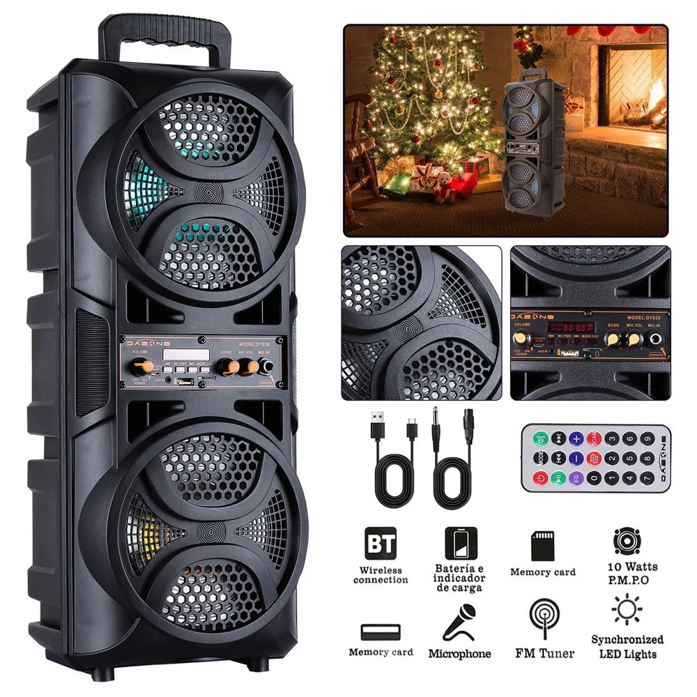 High-Power 3000W Bluetooth Speaker for Parties & Events