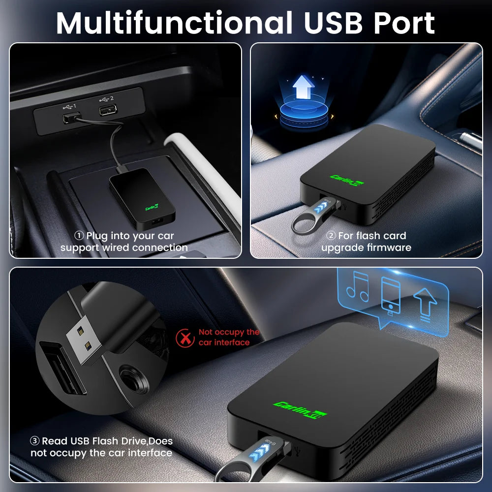 CarlinKit 5.0 – Wireless CarPlay & Android Auto Adapter