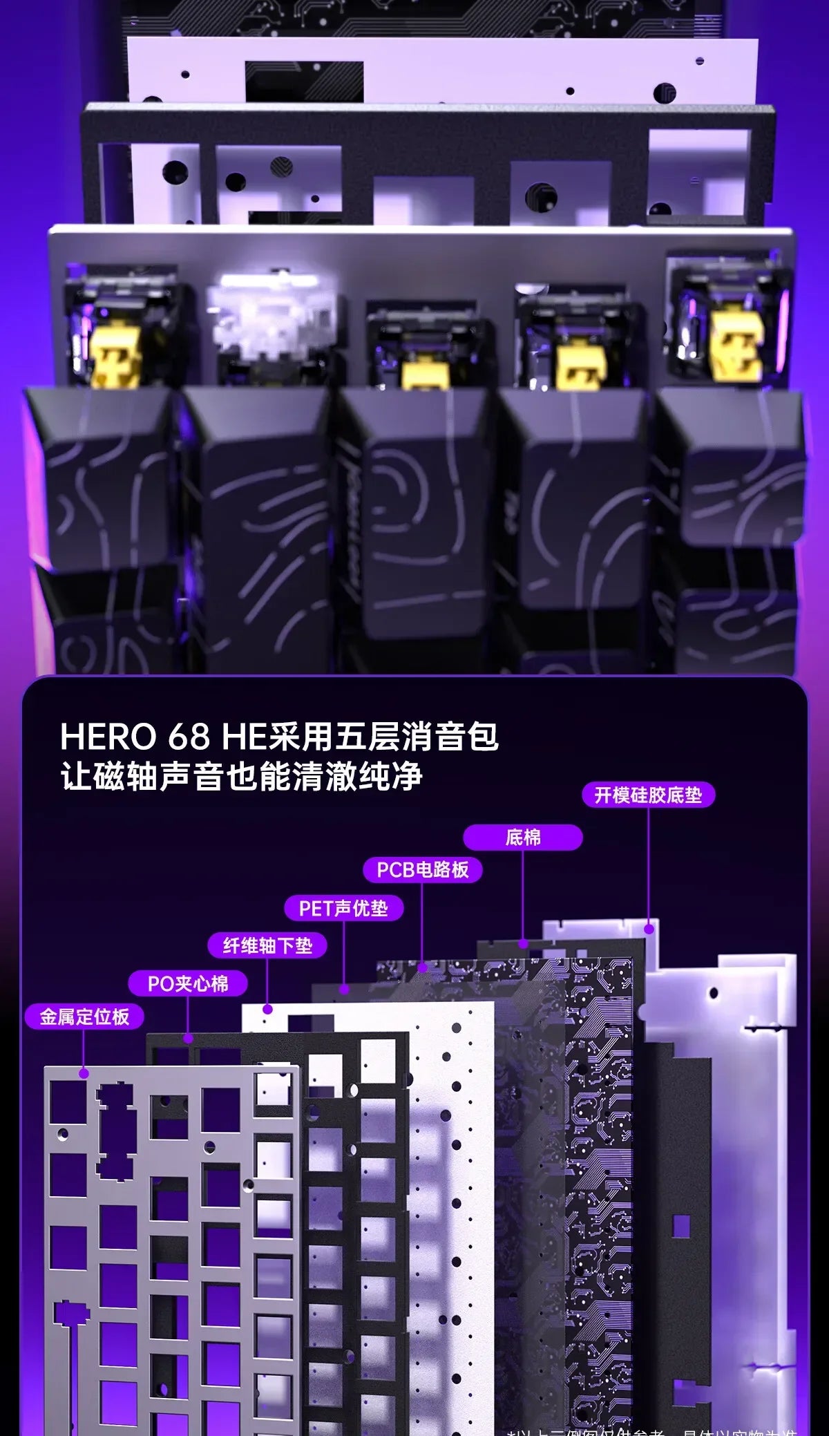 AULA HERO68HE – RGB 8K Magnetic Gaming Keyboard