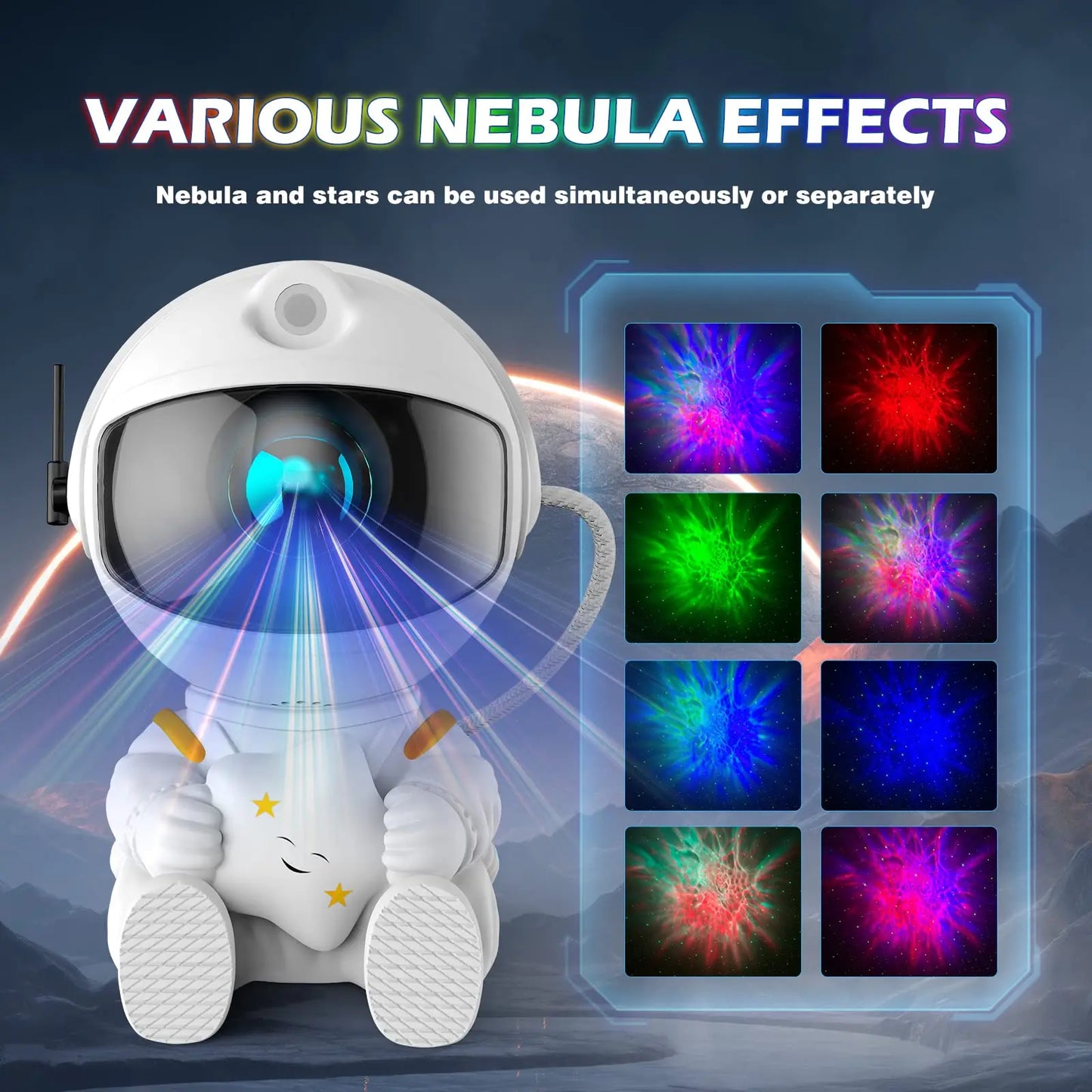 Astronaut Galaxy Projector LED Lamp