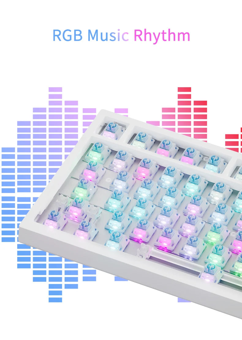 Ajazz AK820 Pro – RGB Wireless 75% Mechanical Keyboard