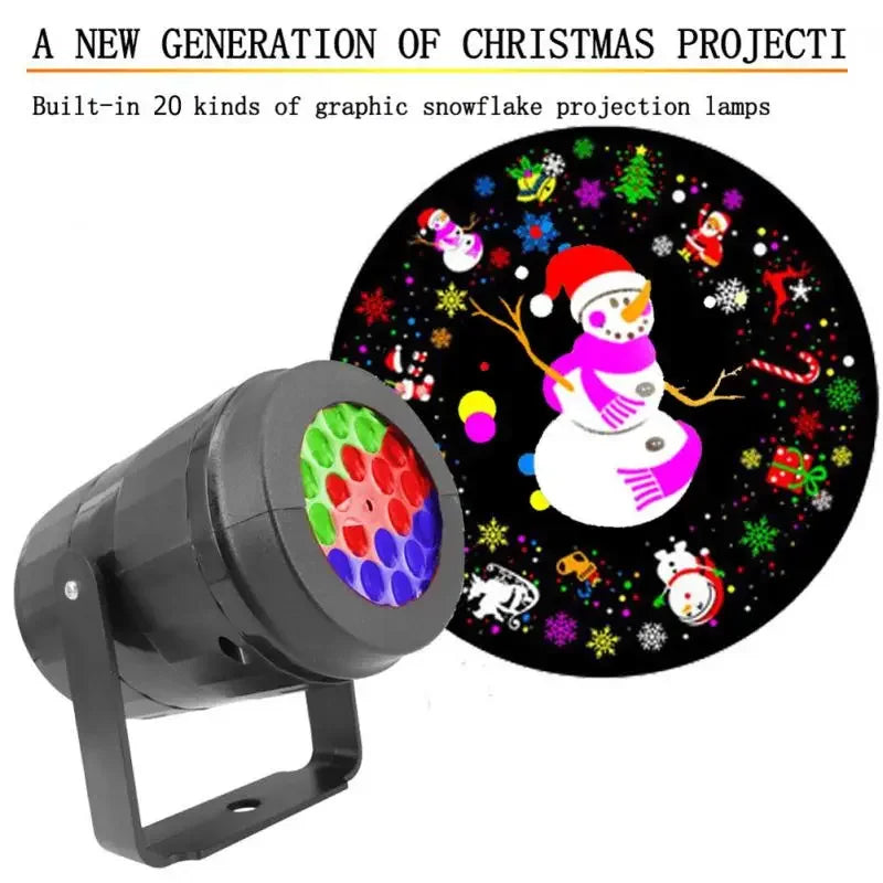 Christmas Snowflake Projector Light