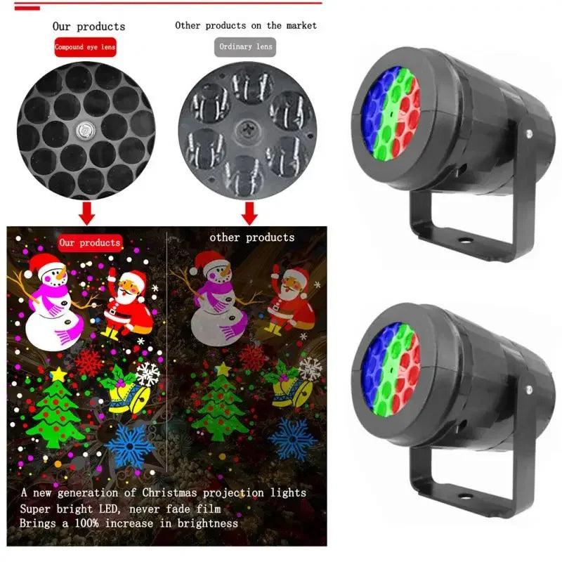Christmas Snowflake Projector Light