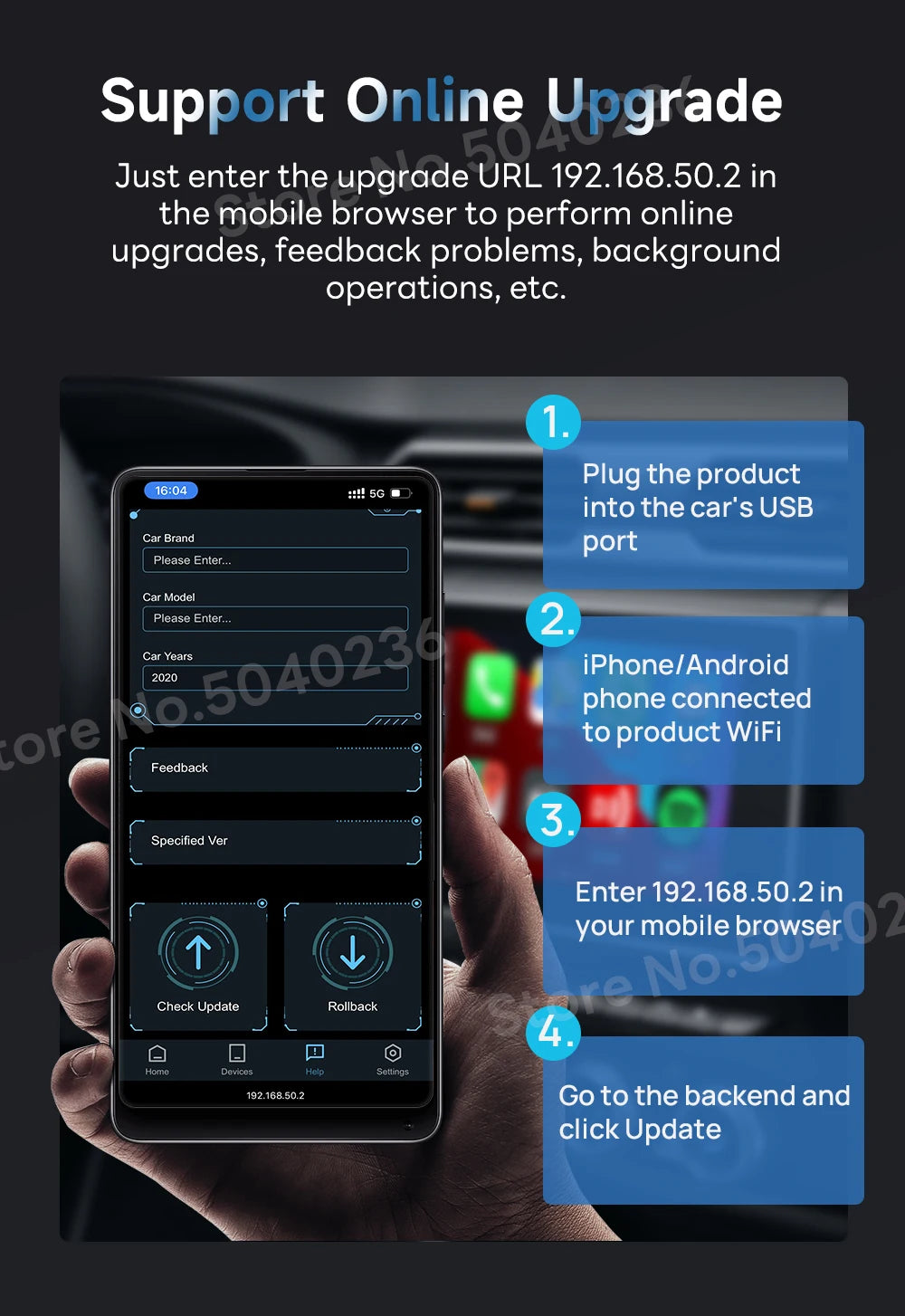 CarlinKit 5.0 – Wireless CarPlay & Android Auto Adapter