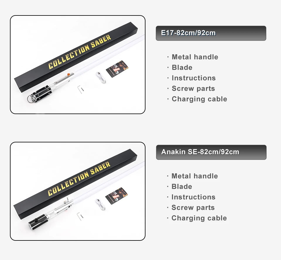 Anakin RGB Lightsaber – TXQSABER Pro Metal Hilt