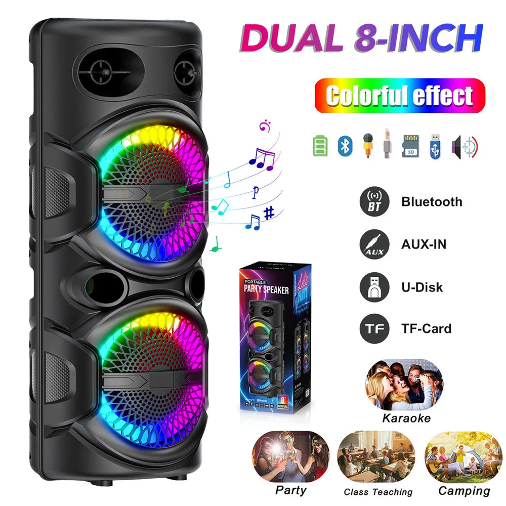 High-Power 3000W Bluetooth Speaker for Parties & Events