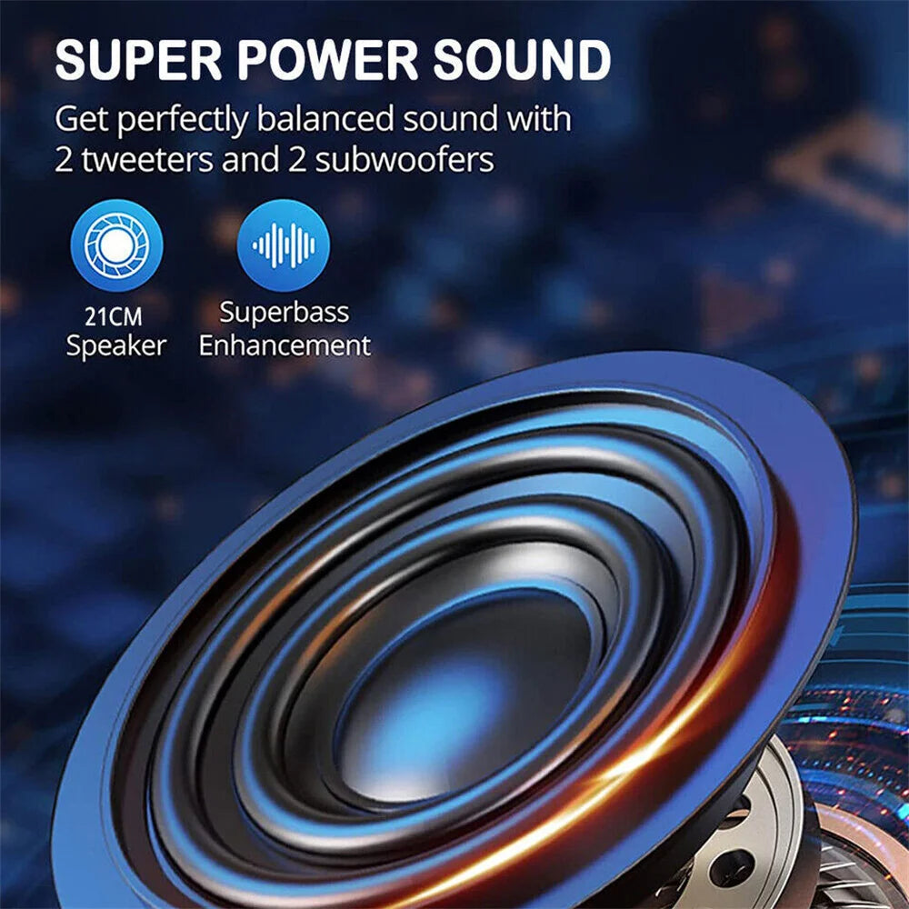 High-Power 3000W Bluetooth Speaker for Parties & Events
