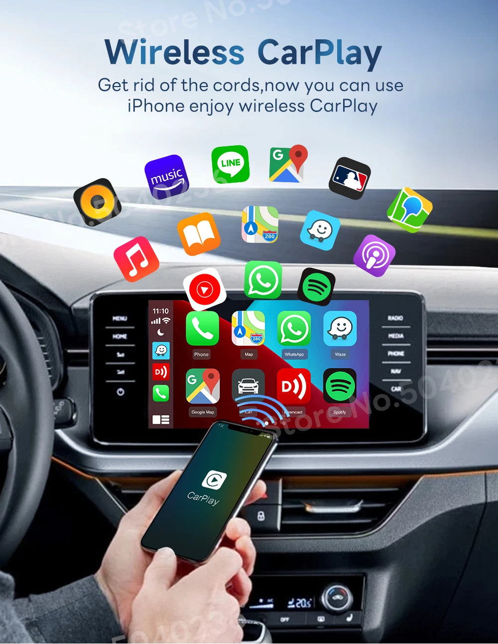 CarlinKit 5.0 – Wireless CarPlay & Android Auto Adapter
