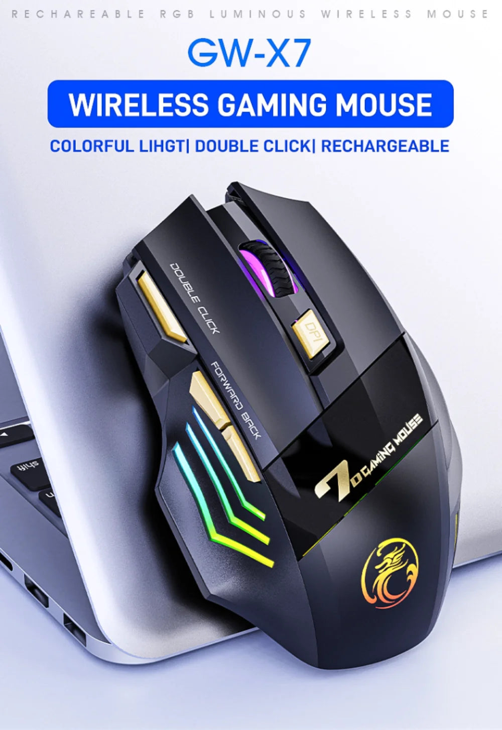 LEEDOAR GW – Dual Mode RGB Wireless Gaming Mouse
