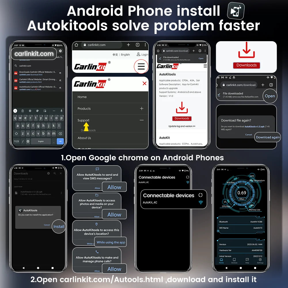 CarlinKit 5.0 – Wireless CarPlay & Android Auto Adapter