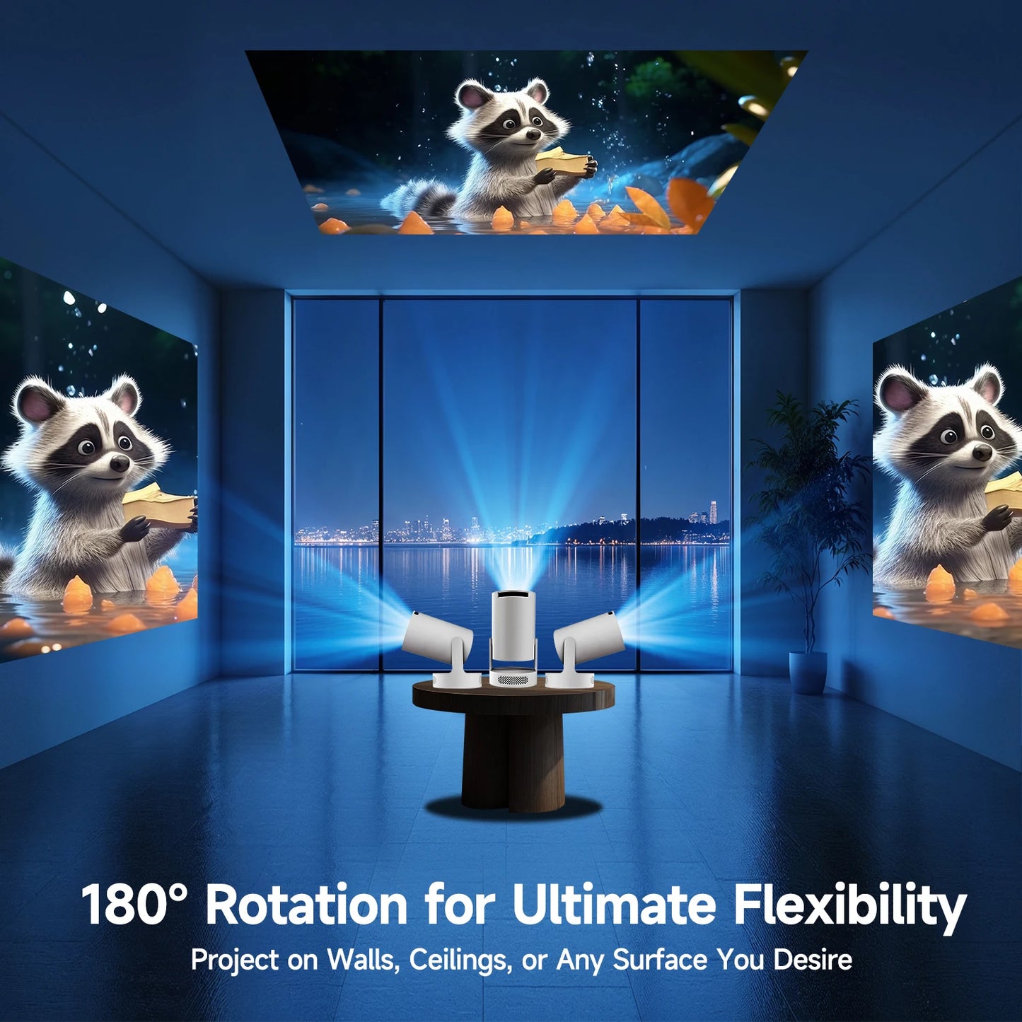 Magcubic HY300 Pro – Smart 4K Projector WiFi 6 & BT5.4