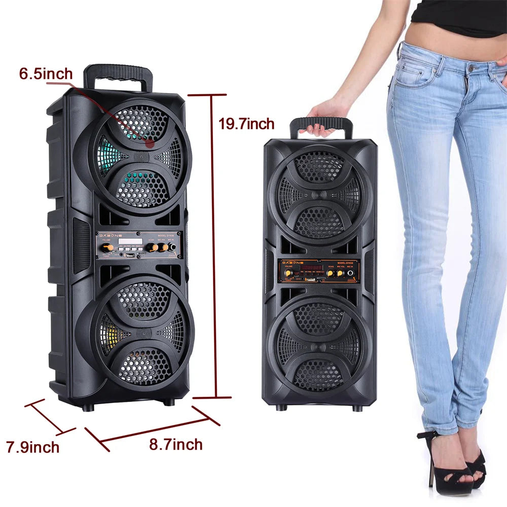 High-Power 3000W Bluetooth Speaker for Parties & Events