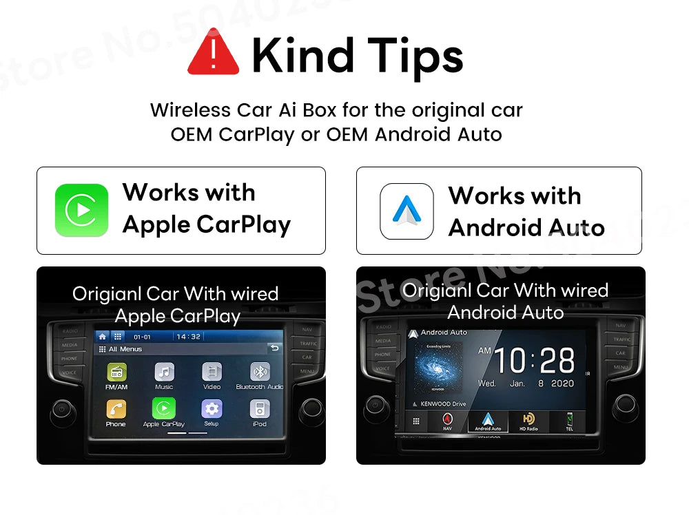 CarlinKit 5.0 – Wireless CarPlay & Android Auto Adapter