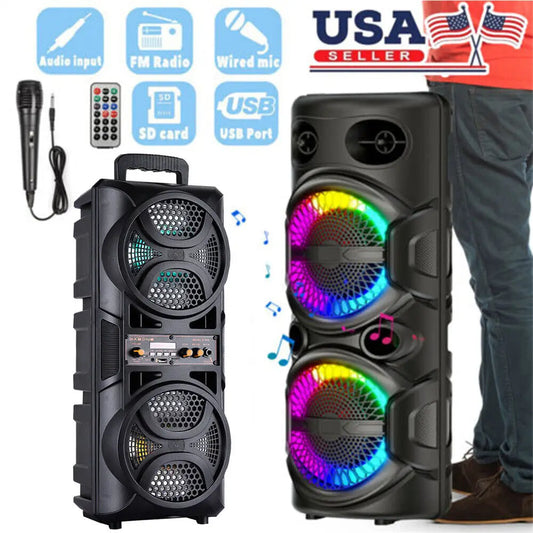 High-Power 3000W Bluetooth Speaker for Parties & Events