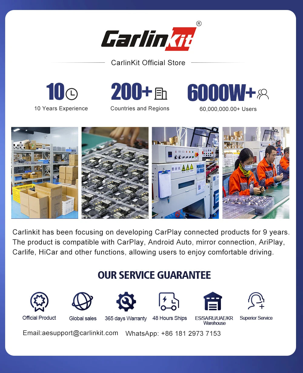 CarlinKit 5.0 – Wireless CarPlay & Android Auto Adapter